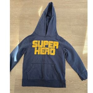 BabyGap Kids Blue‎ Superhero Graphic Hoodie Size 5T